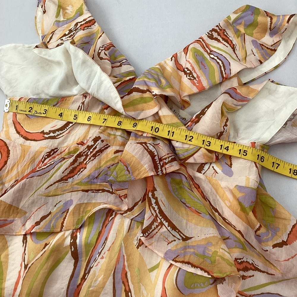 By Together Multicolor Ruffled Blouse - Picture 12 of 13